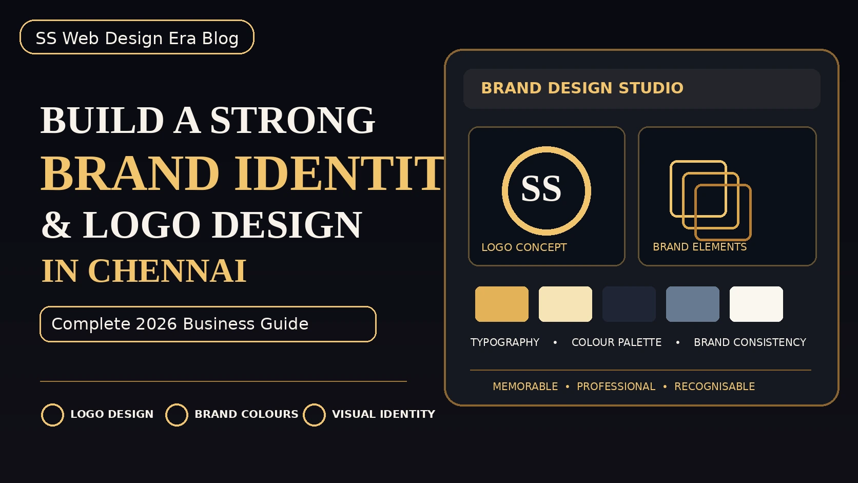 Brand Identity & Logo Design for Businesses in Chennai – Complete 2026 Guide
